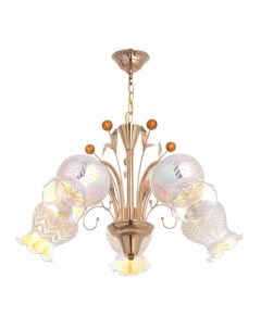 Люстра «Глори», 5×40 Вт Е27, золото, МОДЕЛЬ: 2600545 Bayerlux