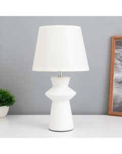Лампа настольная «Джу» 1×40 Вт Е14 белый 22×22×37 см Risalux