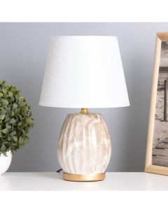 Лампа настольная «Валерия» 1×40 Вт Е14 коричневый 20×20×31 см Risalux