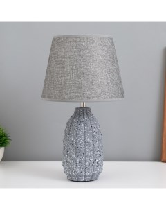 Лампа настольная «Баожэй» 1×40 Вт Е14 серый 20×20×34 см Risalux