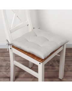 Подушка на стул «» Kitchen, 42×42 см, светло-серая Этель