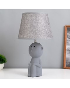 Лампа настольная «Инк» 1×40 Вт Е14 серый 22×22×39 см Risalux