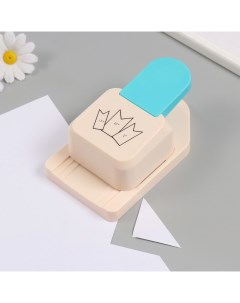 Дырокол фигурный 3 в1 рисунок 3.8/5/6.3 см «Флажок», 9×14.9×6.3 см Арт узор