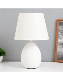Лампа настольная «Джия» 1×40 Вт Е14 белый 22×22×34 см Risalux