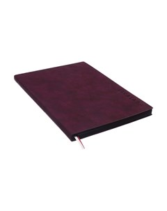 Ежедневник недатированный А4, 160 листо, ESCALADA, мягкая обложка из искусственной кожи, блинтовое тиснение, ляссе, кремовый блок 70 г/м2, бордовый Feniks
