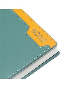 Ежедневник датированный 2025, А5, 176 листов ESCALADA, твёрдая обложка из искусственной кожи, тиснение фольгой, ляссе, кремовый блок 70 г/м2, зелёный Feniks