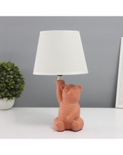 Лампа настольная «Миша» 1×40 Вт Е14 оранжевый 19.5×19.5×36 см Risalux