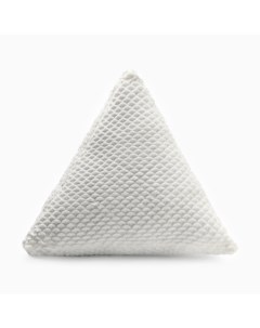 Подушка декоративная «. Треугольник», d=40 см, белая Этель