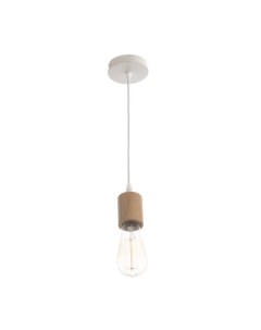 Светильник подвесной «Клауд» цилиндр 1×40 Вт Е27 белый 5×6.5×95 см Bayerlux