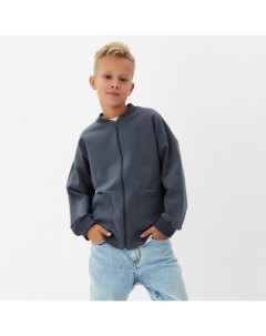 Джемпер для мальчика, графит, рост 152 см Minaku