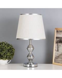 Лампа настольная «Феми» 1×40 Вт Е27 хром 25×25×43 см Risalux
