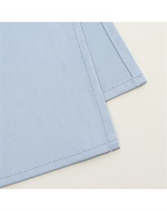 Простыня 2 спальная «» 220×235 см, голубая, сатин 220ТС, хлопок 100% Этель