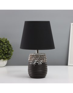 Лампа настольная «Бию» 1×40 Вт Е14 коричневый 19.5×19.5×32 см Risalux