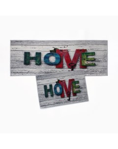 Набор ковриков для кухни Home, 2 шт., 40×60 см, 40×120 см Этель