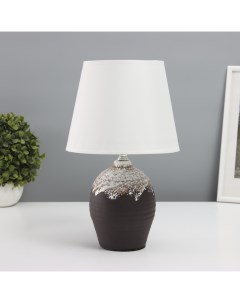 Лампа настольная «Бо» 1×40 Вт Е14 коричневый 19.5×19.5×33 см Risalux