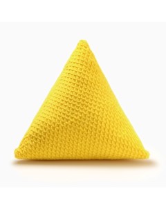 Подушка декоративная «. Треугольник», d=40 см, жёлтая Этель