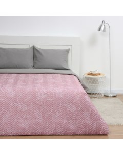 Покрывало евро "Листики" 200х205±5см, полиэстер, 190гр/м2 Экономь и я