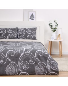 Постельное бельё 1.5-спальное «. Вензеля», поплин Павлина