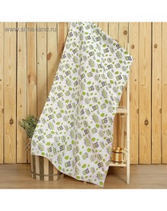 Полотенце для бани «Герой бани» 80х150 см, 100% хл, вафельное полотно Этель