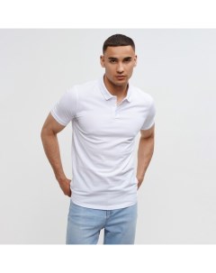 Футболка поло мужская REGULAR FIT: белая, р-р 54 Minaku
