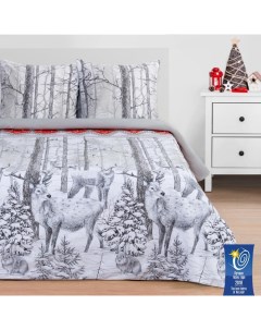 Постельное бельё 1.5-спальное «. Лесная сказка», поплин Этель