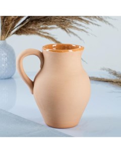 Кувшин «Классика», 1 л, 13×17×19 см, бежевый Борисовская керамика