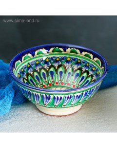 Коса Риштанская Керамика, 500 мл, d=15 см, керамика, микс Шафран