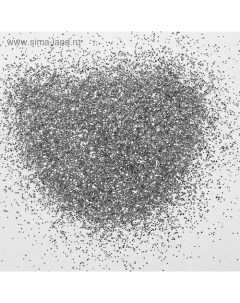 Наполнитель для шаров «Блёстки», 500 г, 0.4 мм, серебряный Страна карнавалия