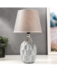 Настольная лампа 16428/1 E14 40 Вт светло-серый 22.5×22.5×37 см Risalux