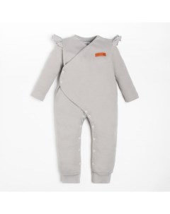 Комбинезон с крылышками для девочки «» BASIC LINE, рост 80-86 см, серый Крошка я