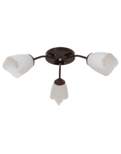 Люстра «Оникс» 3×15 Вт E27, коричневый, 50×50×15 см Bayerlux