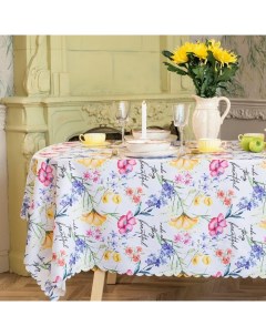 Скатерть «» Make all things beautiful, 145×220 см, 100% п/э Доляна