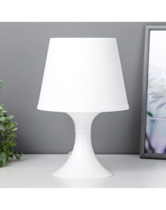 Настольная лампа «1340001», 1×E14 15W, белый, d=19.5, высота 28 см Risalux