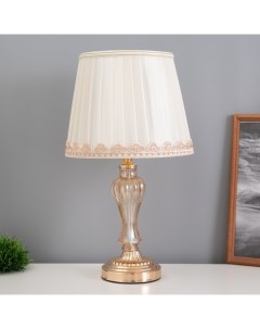Лампа настольная «Азарт» 1×60 Вт E27 золото 26×26×43 см Risalux
