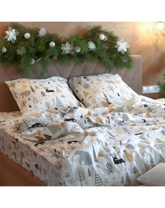 Постельное бельё 1.5-спальное «» Let it snow (вид 1), бязь Этель