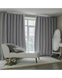 Штора блэкаут портьерная «», 270×300 см, цвет металл Этель