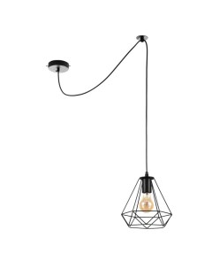 Светильник Подвес «Брук» 1×40 Вт E27 черный 20×20×120 см Bayerlux