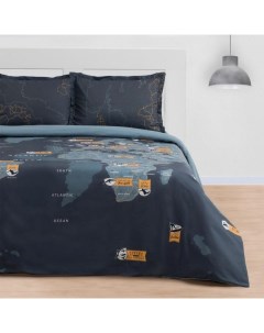 Постельное бельё евро «. Путешествие», ранфорс Этель