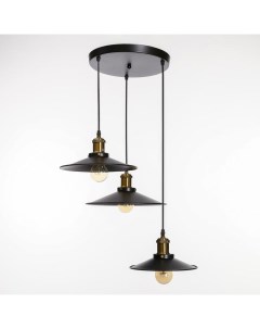 Люстра «Квеснел» 3×40 Вт черный Е27 30×30×10 см Bayerlux