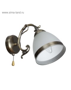 Бра «Мадлен», 1×60 Вт E27, античная бронза, 28×14×21 см Экономсвет