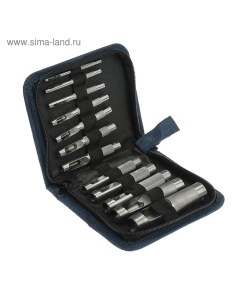 Набор пробойников для кожи «» 18312, 3-19 мм, 12 шт., чехол Сибртех