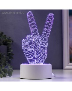 Светильник «Победа» LED RGB от сети 9.5×10×19 см Risalux