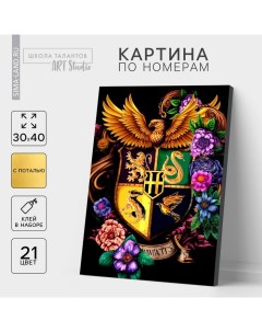 Картина по номерам с подрамником и поталью «Магия», 30 х 40 см Школа талантов