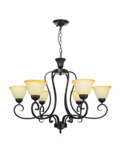 Люстра 2711/6 E27 40 Вт черный 75×75×51-81 см Bayerlux