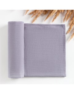 Пелёнка муслиновая «Grey» 130×100 см, 100% хлопок Крошка я