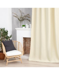 Штора портьерная «. Классика», 250×265 см, светло-бежевая Этель