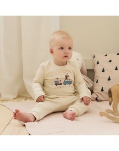 Костюм (штанишки и кофточка) «Новогодние игрушки», рост 80-86 см Крошка я