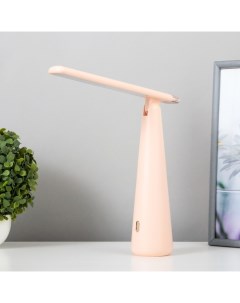 Лампа настольная «Страйк» LED 3 режима 1.5 Вт USB розовый 6.8×6.8×28.5 см Risalux