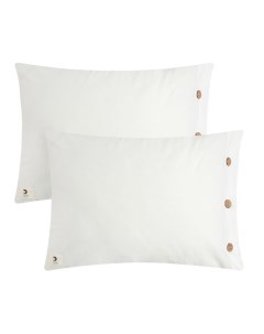 Комплект наволочек «», 50×70 см, 2 шт., белый, жатый хлопок Этель