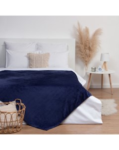 Плед, 175х200 см, цвет синий Этель